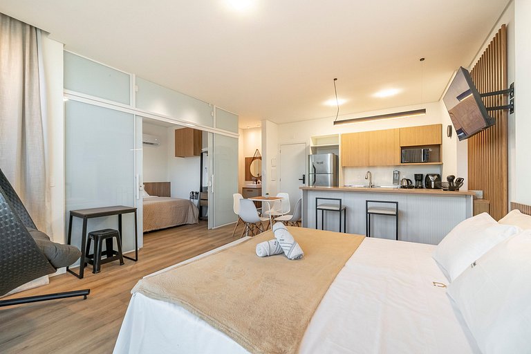 Riviera Concept 1 Qto e Piscina by Achei Camboriú