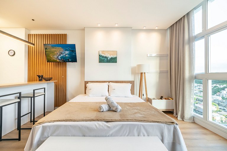 Riviera Concept 1 Qto e Piscina by Achei Camboriú